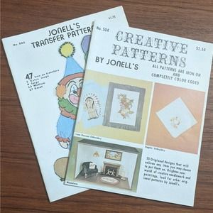 2 Jonell's Iron-On Pattern Books